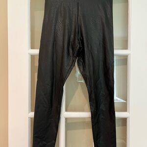 Commando Black Faux Leather Pants